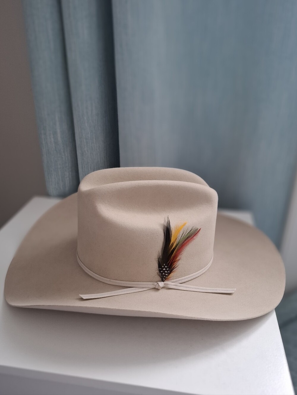 Stetson Merced Cowboy Hat in Silver Belly color